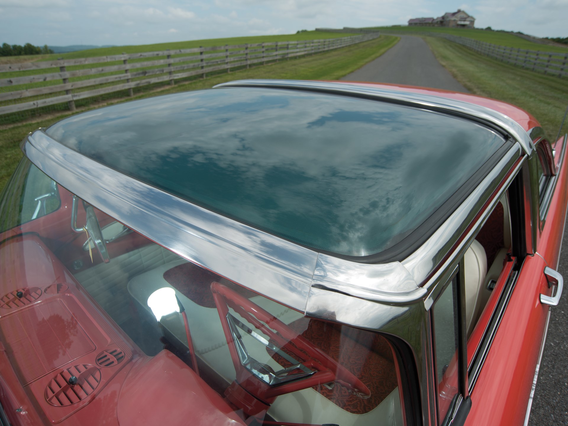 1956 Ford Fairlane Crown Victoria Skyliner 'Glass Top' Hershey 2014