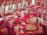 Racing under Luigi Chinetti’s N.A.R.T banner at the 12 Hours of Sebring, 1962.