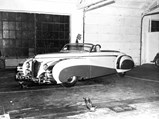 The new Saoutchik Cadillac at Roger Barlow’s dealership in California.