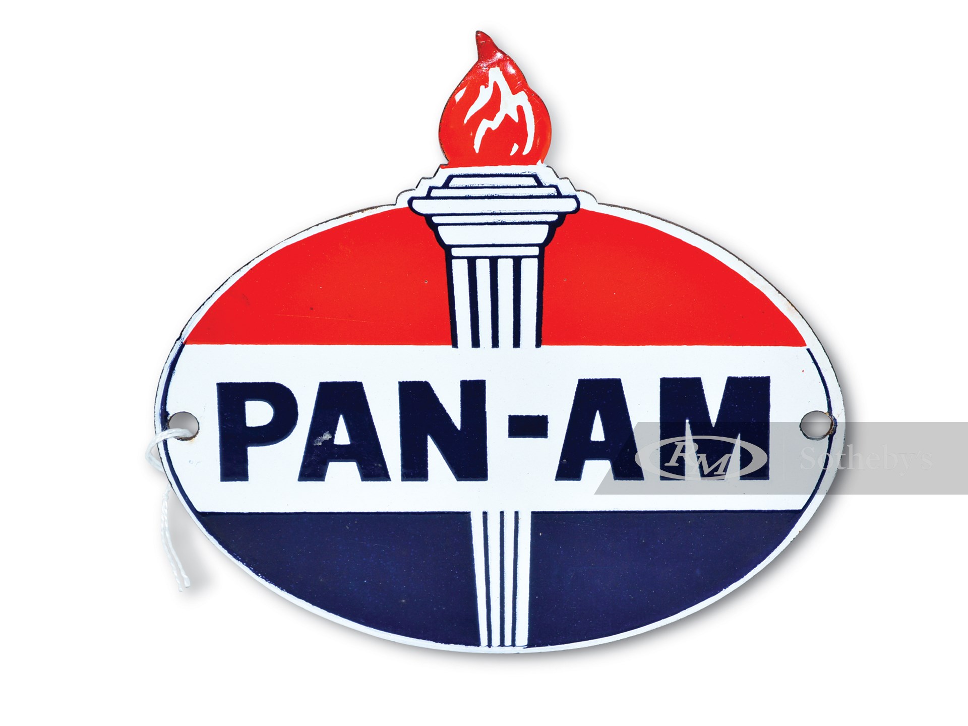  Pan  Am  Flame Logo  Sign Auburn Spring 2022 RM Auctions