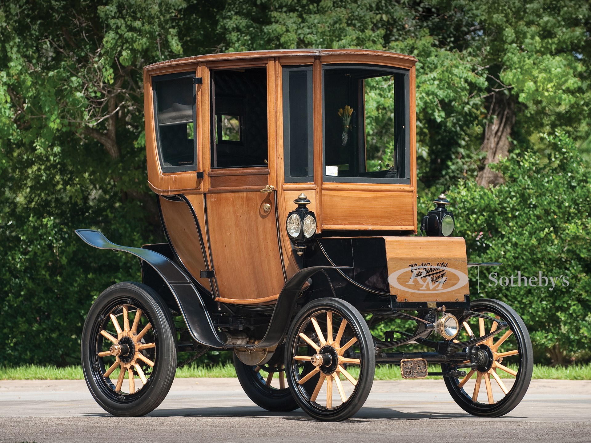 1905 Woods Electric Queen Victoria Brougham Vintage Motor Cars of