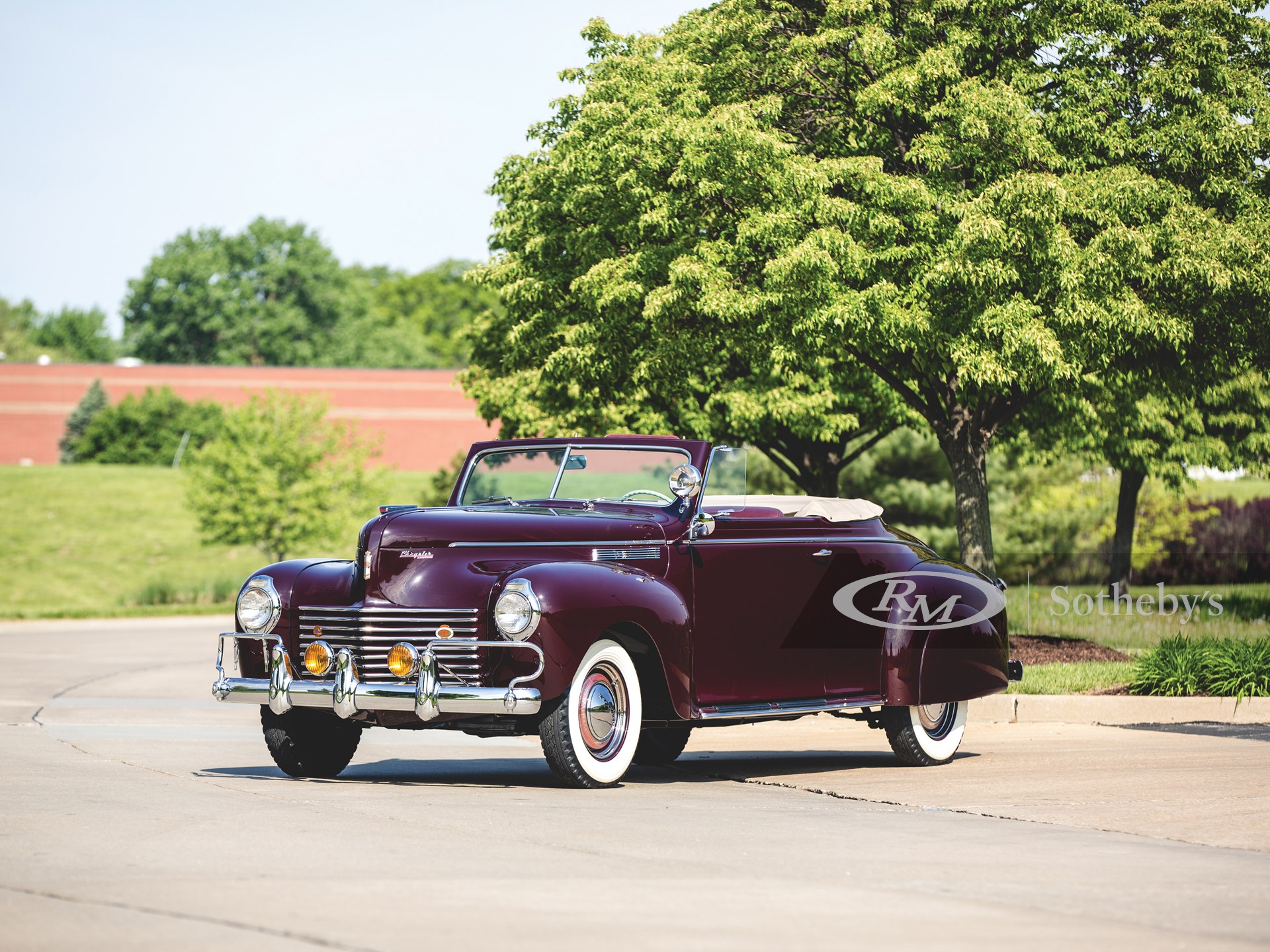 1940 Chrysler Windsor Convertible Coupe Motor City 2015 RM Auctions