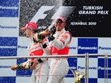 Race winner Lewis Hamilton (GBR) McLaren celebrates on the podium.
Formula One World Championship, Rd 7, Turkish Grand Prix, Race, Istanbul Park, Turkey, Sunday 30 May 2010.