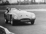 Chassis 0406 MD with Benzoni behind the wheel at the Trofeo Bruno e Fofi Vigorelli in Monza, March 1956.