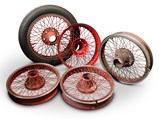 Five Wire Wheels, ca. 1910s - $