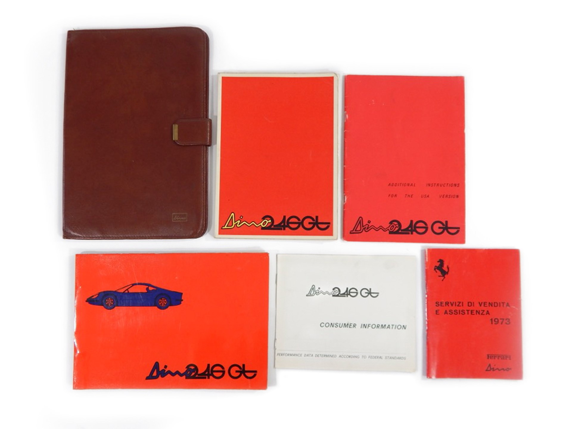 Ferrari Dino 246 GT Owner's Manuals and Folio | Open Roads, The ...