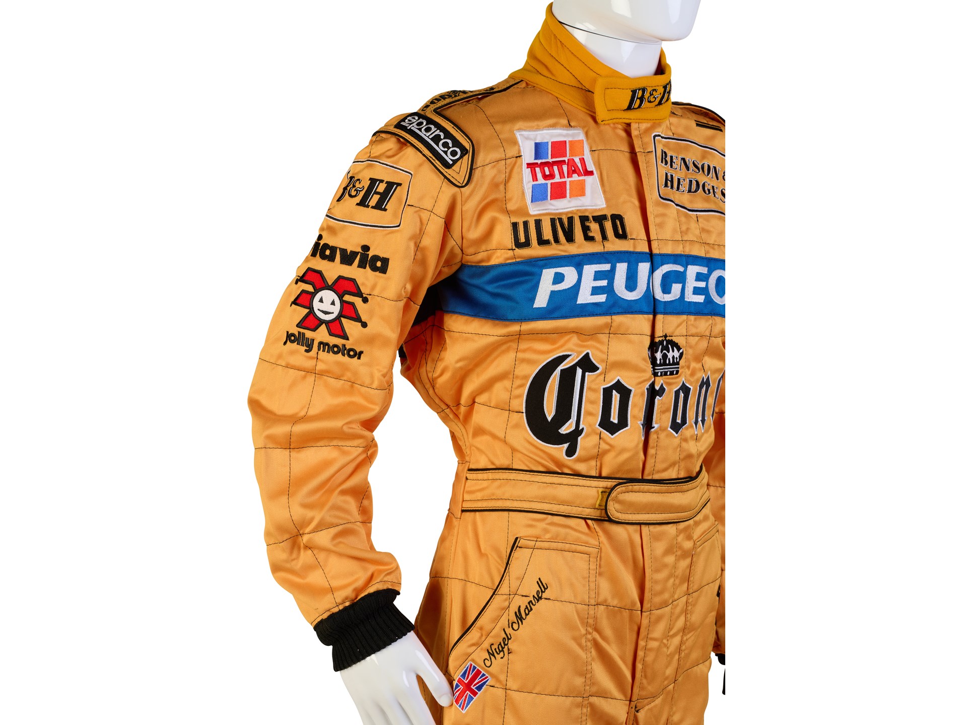 1996 Jordan Peugeot Benson & Hedges Sparco Formula 1 Race Suit | Nigel ...