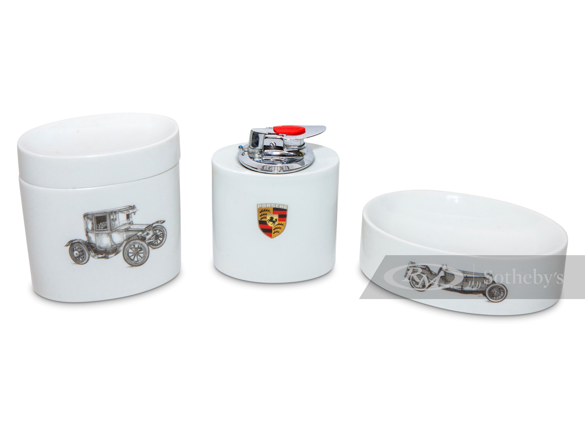 Porsche Porcelain Smoking Set, Factory Gift by Rosenthal, ca. 1960s | A ...