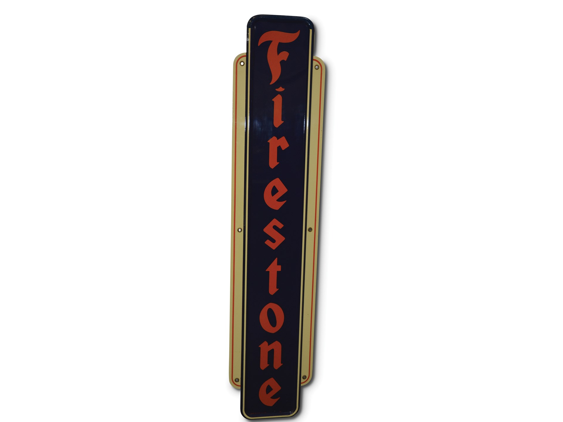 Firestone Vertical Metal Sign | Auburn Fall 2019 | RM Sotheby's