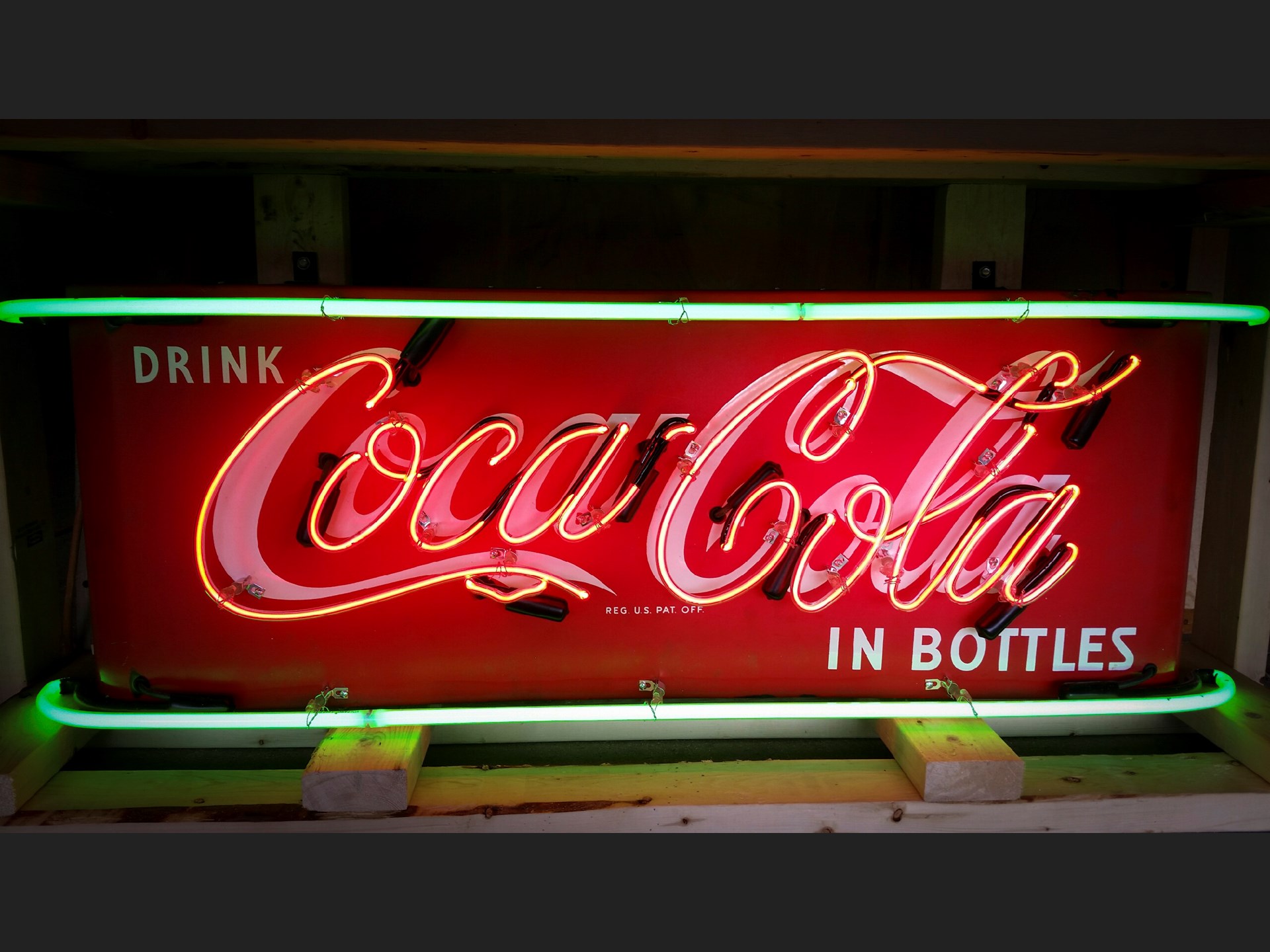 Coca-Cola 'Sled' Neon Porcelain Sign | Auburn Fall 2020 | RM Sotheby's