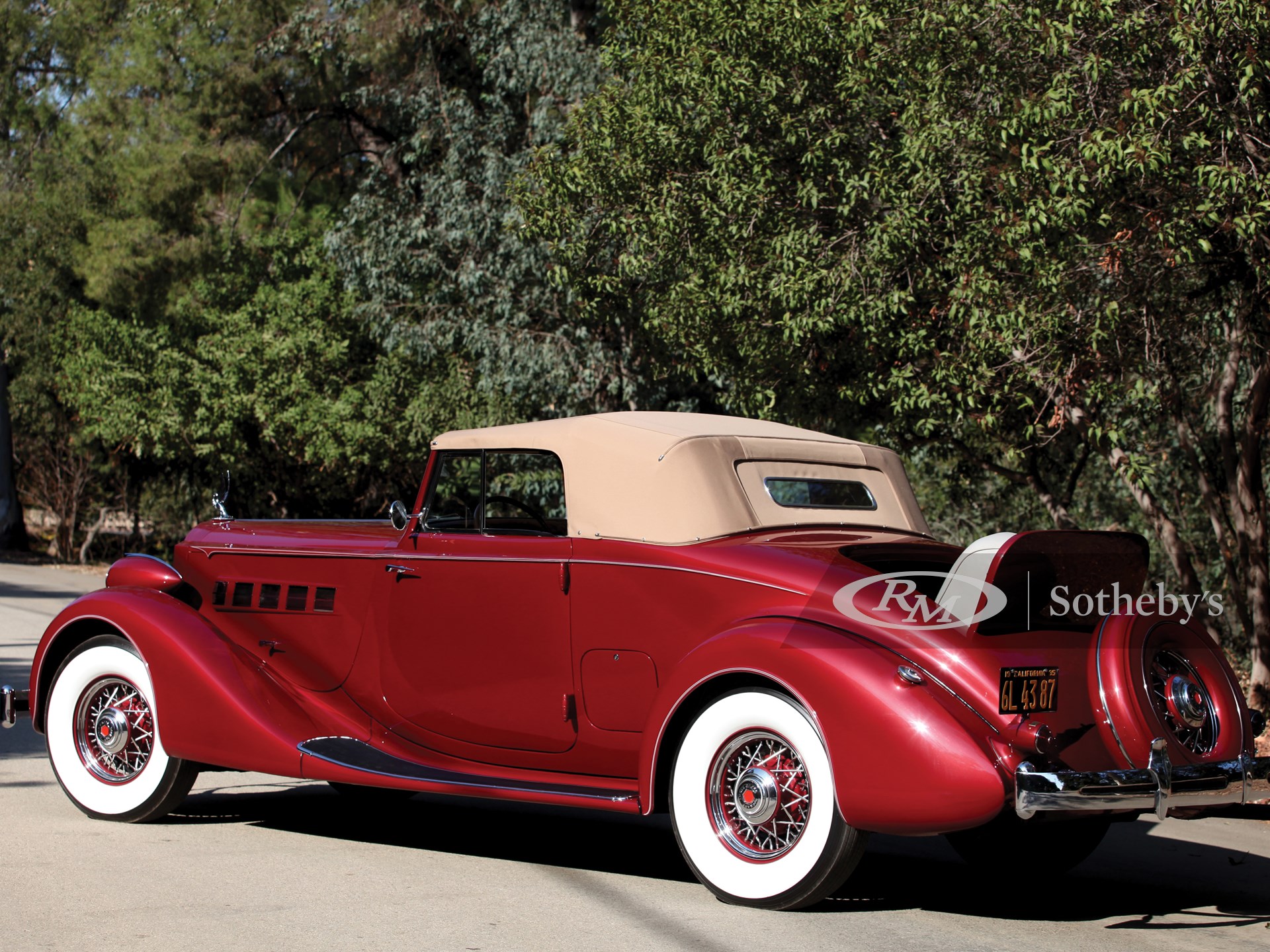 1935 Packard Super Eight Coupe Roadster | Motor City 2014 | RM Auctions