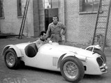 Chassis 2012 at the Maserati factory in Modena, November 1950.
