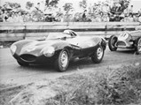 1955 Jaguar D-Type  - $XKD 520 At the Bathurst 100 in 1956, where it placed third and was the fastest sports car.
