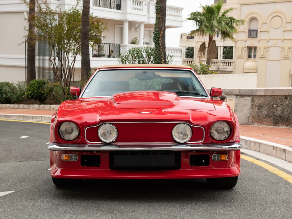 1988 Aston Martin V8 Vantage Volante XPack offered at RM Sothebys Monaco live auction 2022