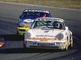 On track at the 24 Hours of the Nürburgring in 1990.