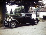 The Speed Six in original condition with longtime owner Hugh Young, 1976.