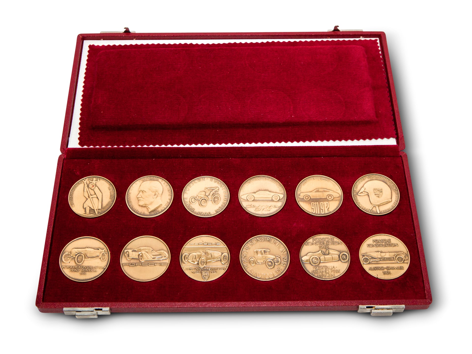 Christophorus Calendar Coins, Porsche Award Presentation Set, 196273