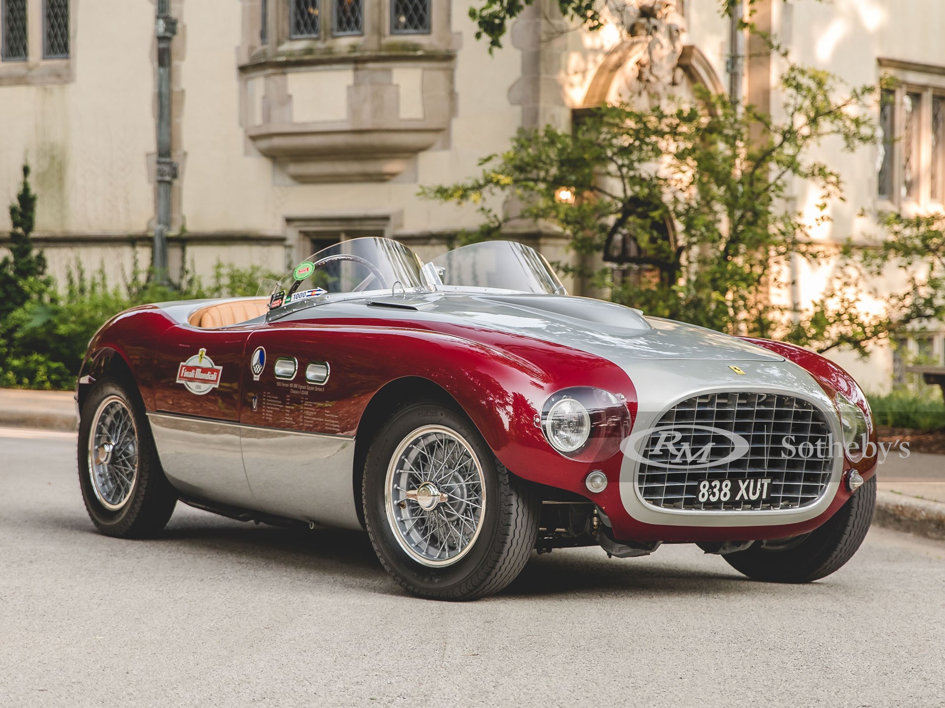 1953 Ferrari 166 MM Spider Series II By Vignale | Monterey 2021 | RM ...