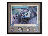 Grand Prix Framed Picture and Framed Movie Poster on Canvas