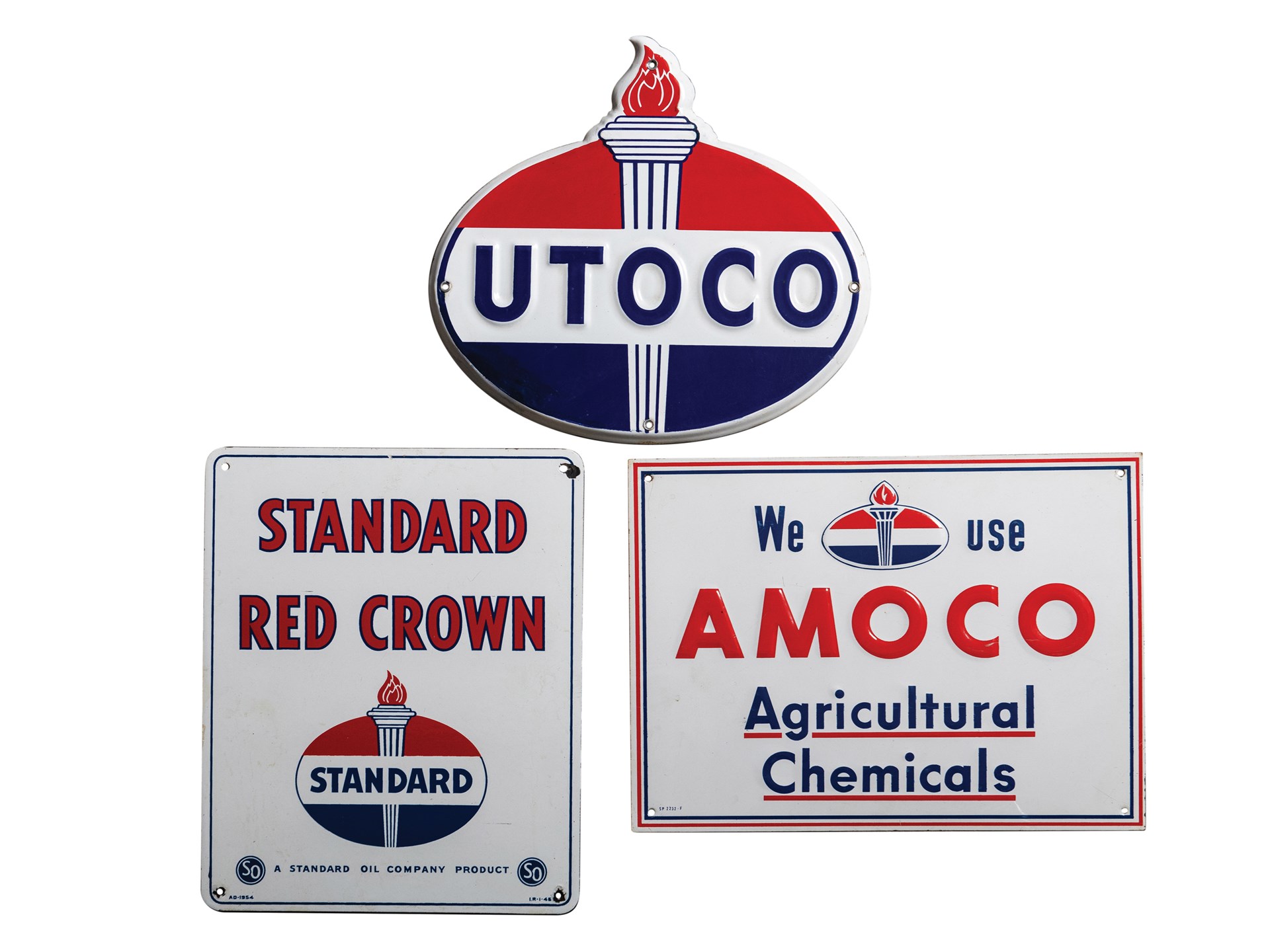 UTOCO, Amoco, and Standard Signs | The Dingman Collection | RM Sotheby's