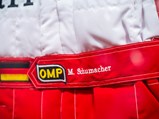 Michael Schumacher Scuderia Ferrari Replica Race Suit Framed with Lithograph - $