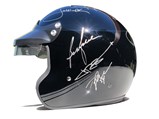 Porsche Racing Helmet Signed by Prominent Drivers