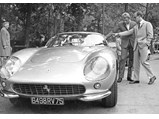 Johnny Hallyday inspects chassis number 06691 in September 1965.