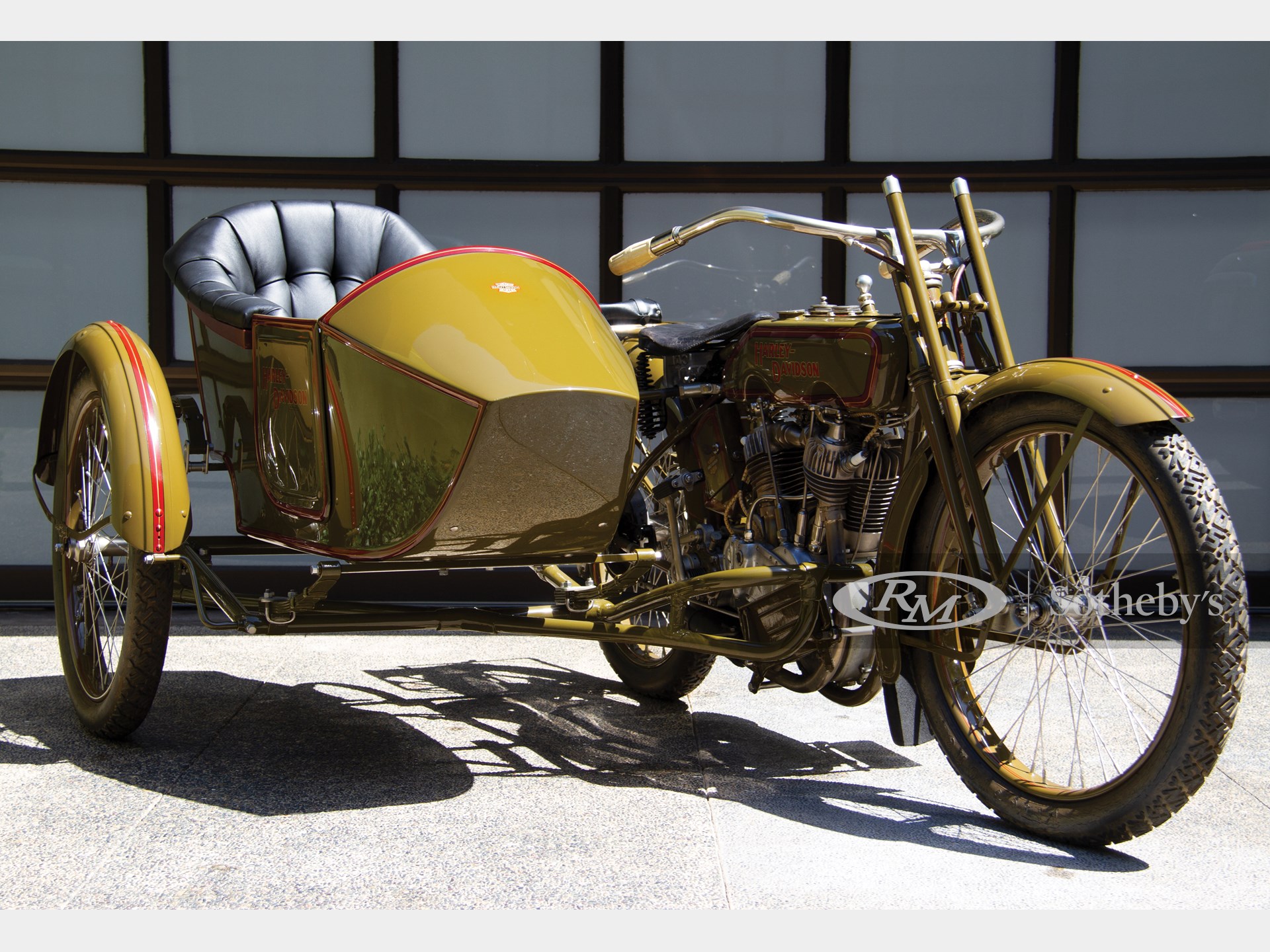 1918 Harley Davidson Model J With Sidecar Hershey 19 Rm Auctions