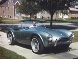 Bob Lindauer and his new Cobra on his trip to Chicago in 1964.