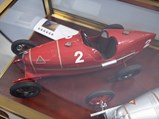CIJ Alfa Romeo P2 Tin Cars with Display Case