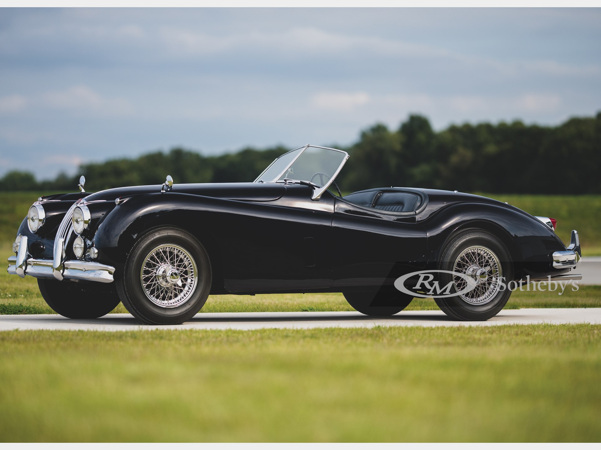 1956 Jaguar Xk 140 Mc Roadster The Elkhart Collection Rm Sotheby S