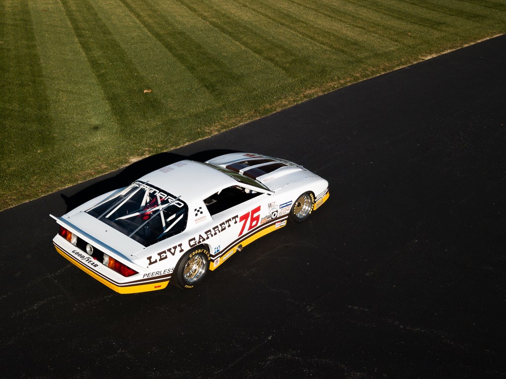 1985 Chevrolet Camaro IMSA GTO by Peerless Racing offered at RM Sothebys Amelia Island live auction 2022