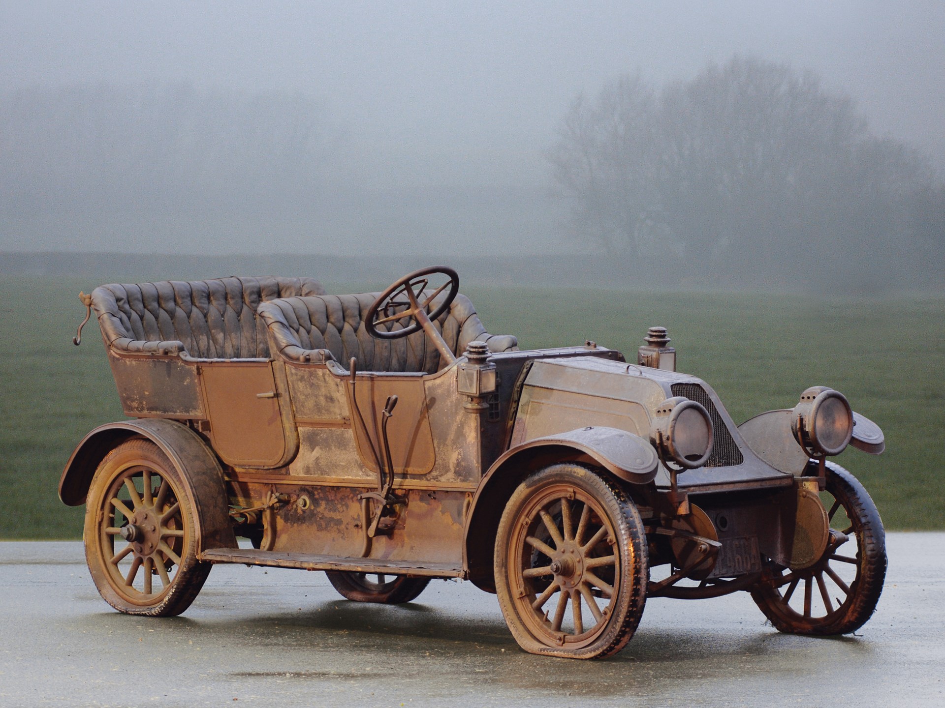 1912 Franklin Model G 5Passenger Touring Car Vintage Motor Cars at