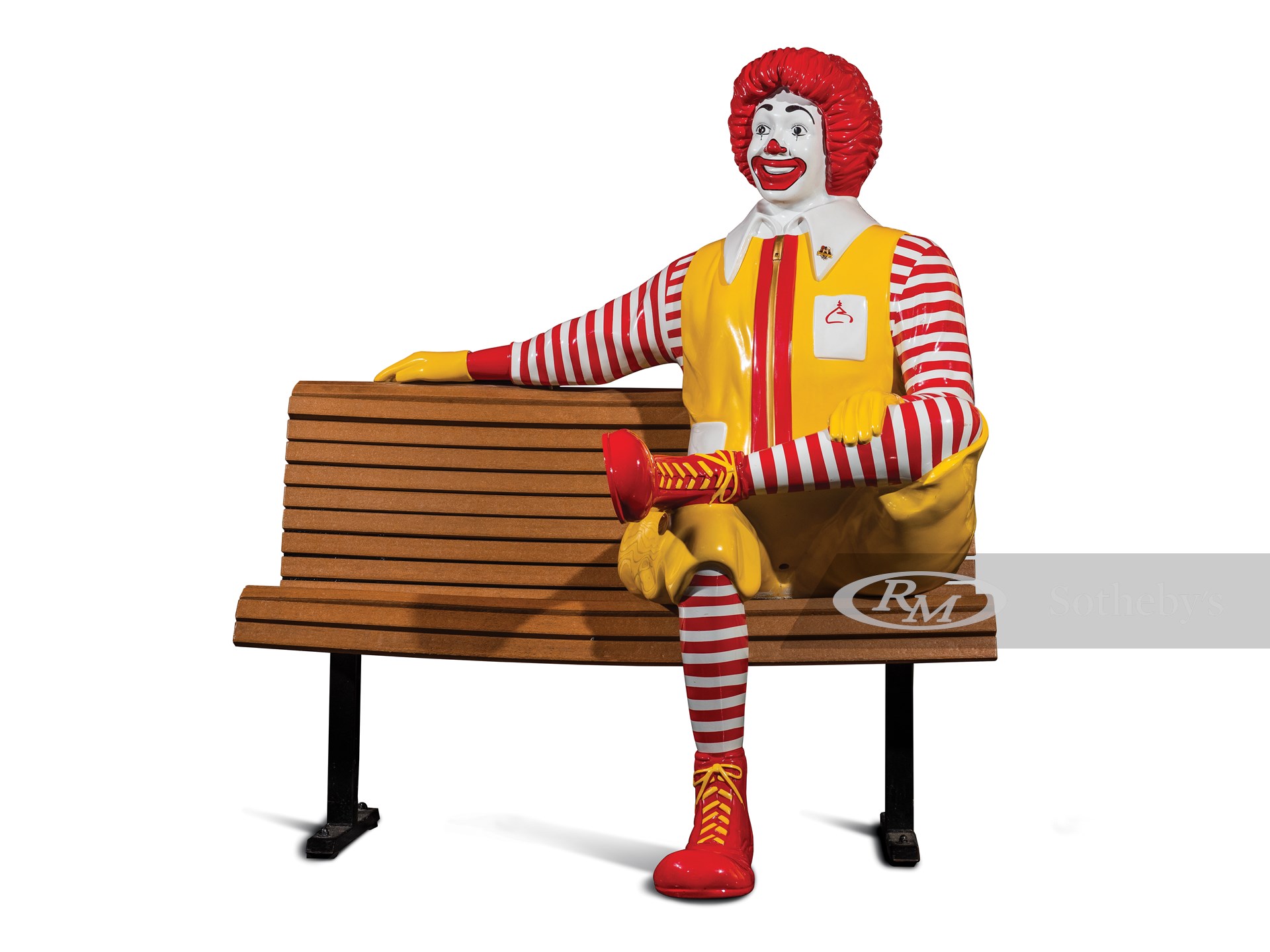 Ronald McDonald Sculpture with Bench | The Taj Ma Garaj Collection | RM ...