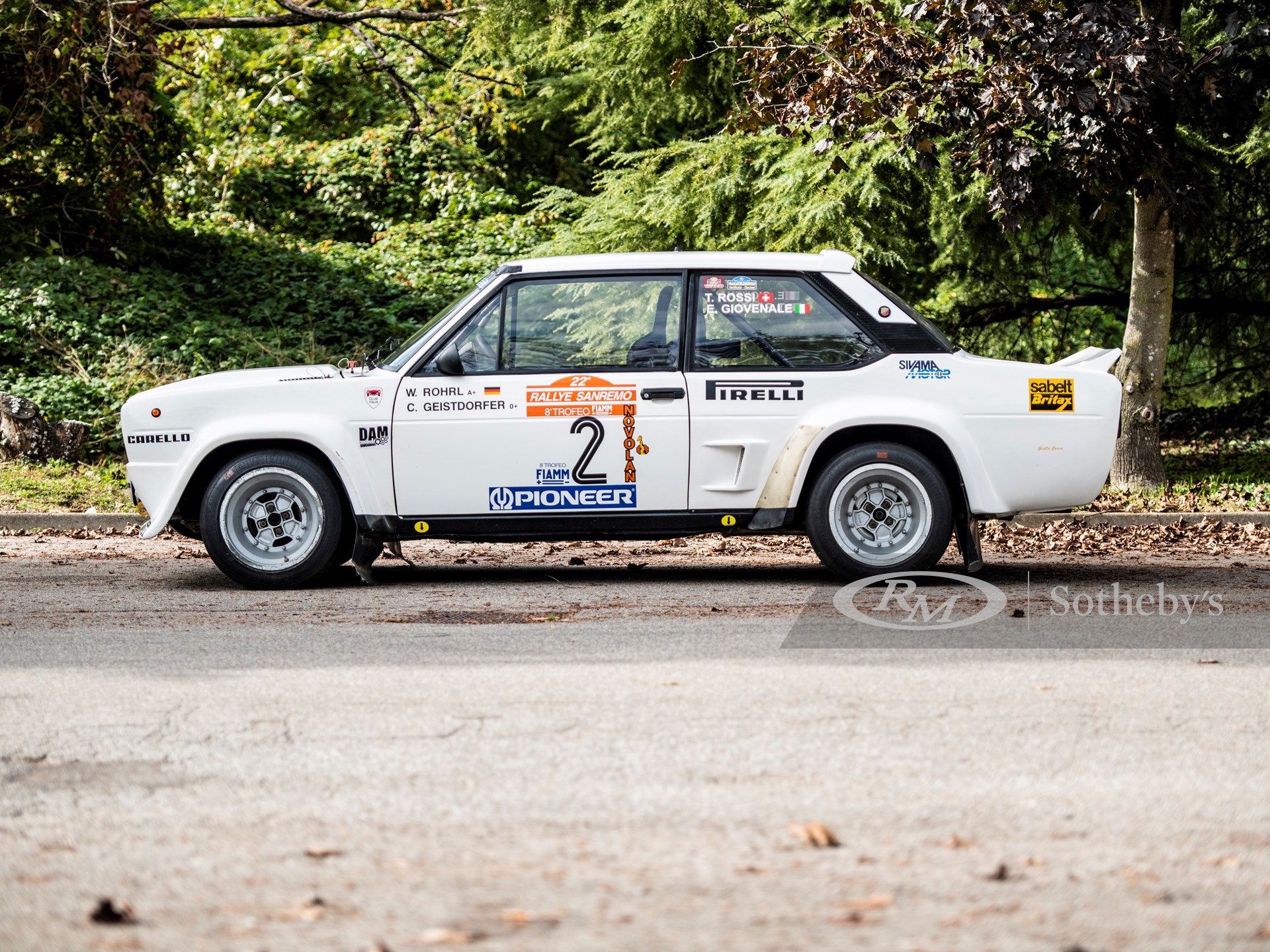 Fiat Abarth Rally London Rm Online Only