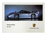 Porsche 911 GT1 Owner's Manual, German - $