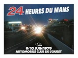 24 Heures Du Mans Original Event Poster, 1979