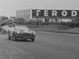 Alan Moore muscles the Tojeiro-MG through the corner at the British Grand Prix Sports Cars at Silverstone, 17 July 1954.
