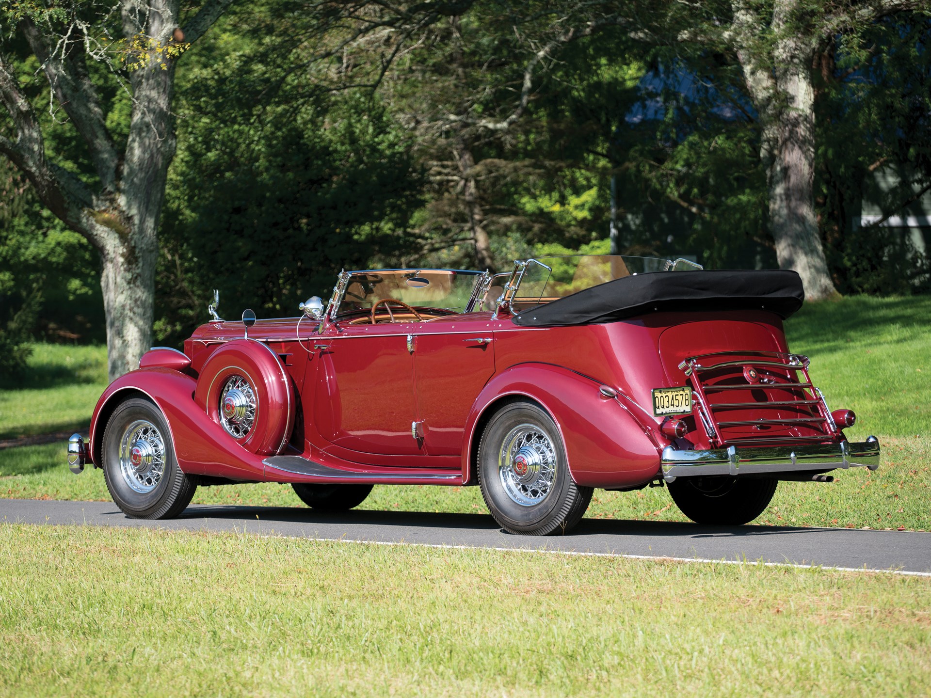 1935 Packard Twelve Sport Phaeton | Hershey 2017 | RM Sotheby's