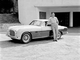 1952 Ferrari 212 Inter Coupe by Ghia - $Argentinian President Juan Perón poses with his 212 Inter, believed to be outside of Casa Rosada in Buenos Aires.