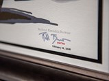 Alfa Romeo 8C Cabriolet Hand-Signed Framed Color Lithograph