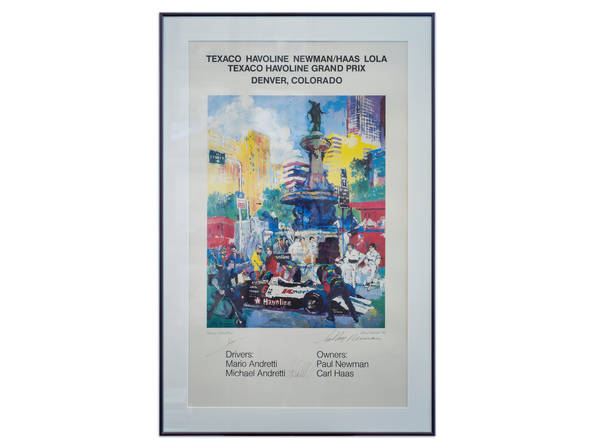 Denver Grand Prix Signed Framed Print Haas Collection RM Sotheby's
