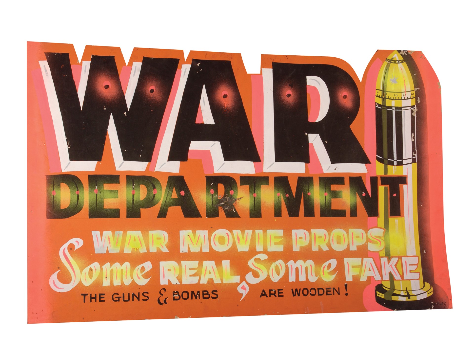 War Department Sign | The Petersen Automotive Museum Auction | RM Sotheby's