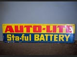 Auto-Lite  Sta-ful Battery Tin Sign