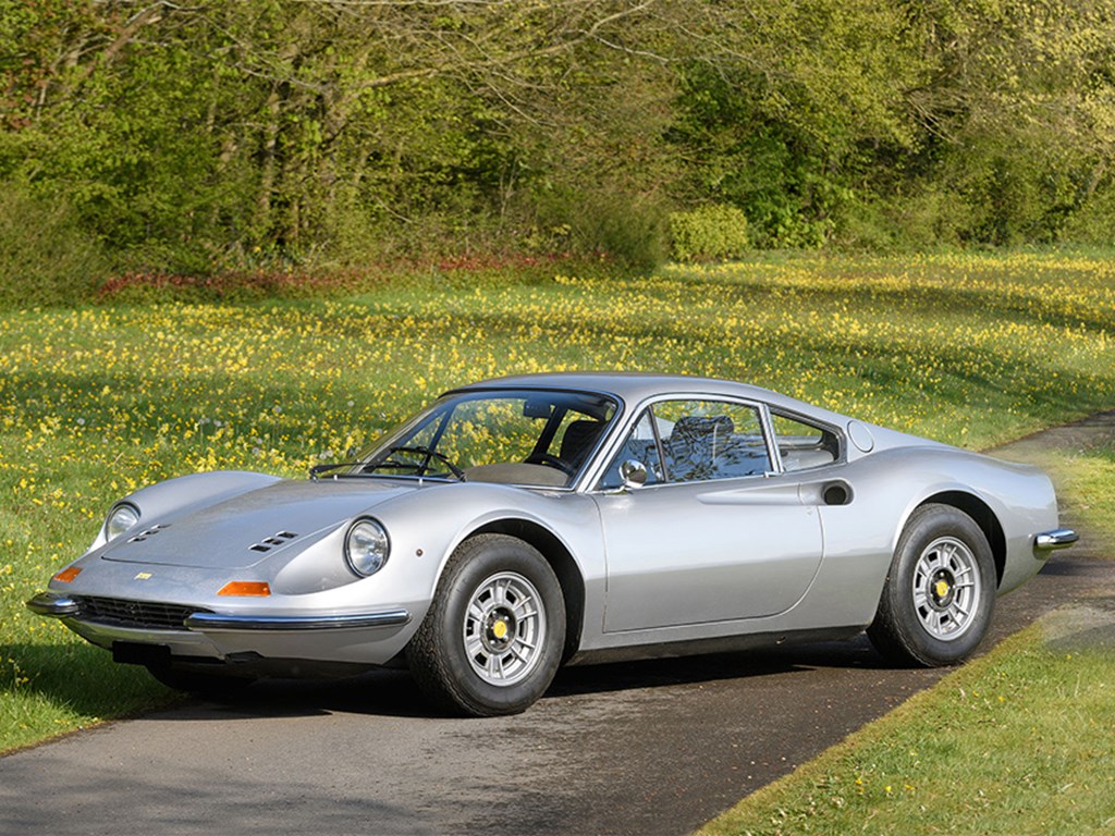 1971 Ferrari Dino 246 GT by Scaglietti and 1974 Ferrari 365 GT4 BB available at RM Sothebys Open Roads May Auction 2021