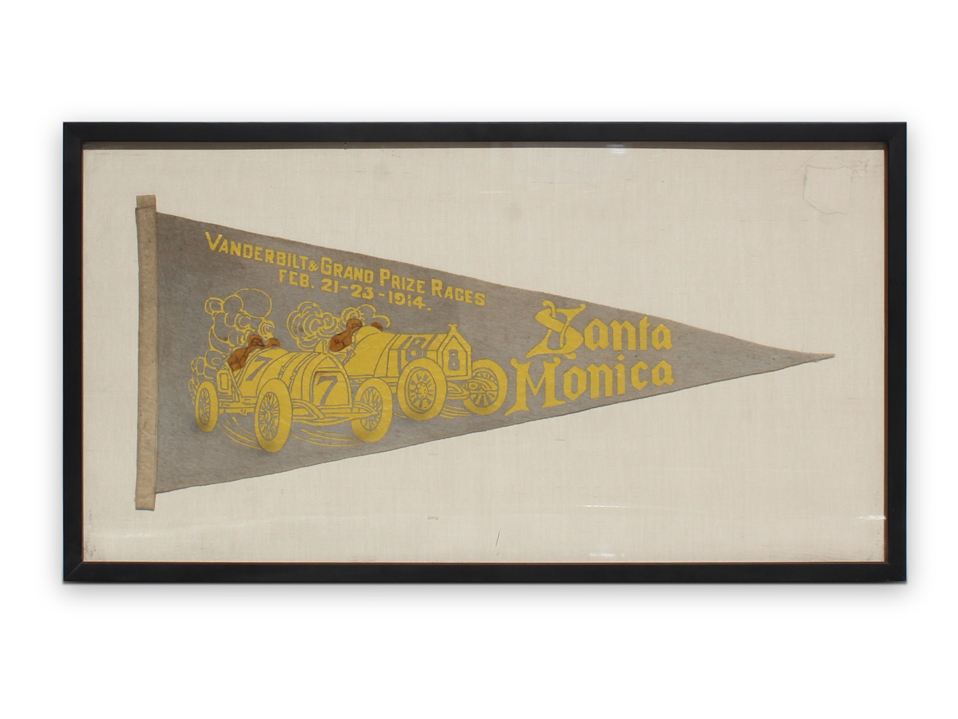 1914 Vanderbilt Cup Race Pennant | Hershey 2023 | RM Sotheby's