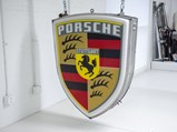 Porsche Dealership Outdoor Hanging Illuminated Sign 