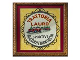 Collection of Framed Automovie Art, Movie Posters, Metal Signs, and Bugatti Grille - $