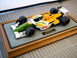 Newman/Haas Racing Christian Fittipaldi Lilly-Toyota-Lola #11 2002 CART FedEx Championship Series Model with Display Case