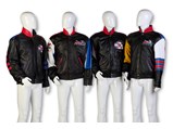 Four Newman Haas Leather Jackets